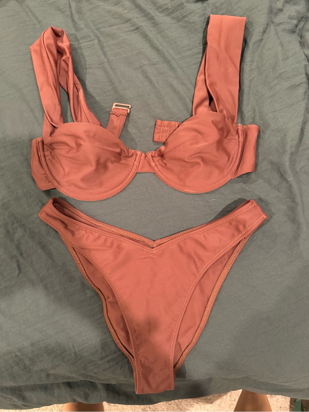 Brown Bikini top